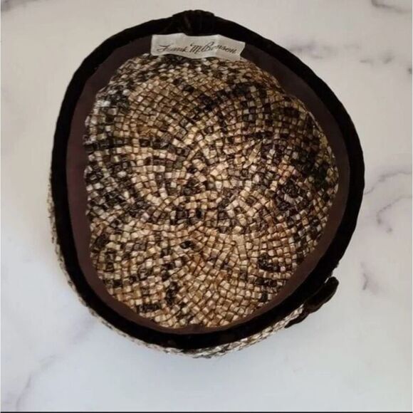 Una Hutcheon Blackburn Bros. Amarillo TX Vintage snake hat & pillbox round hatbo - Picture 6 of 10